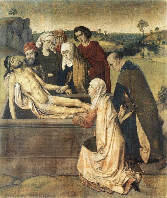 Dieric Bouts The Entombment oil painting picture